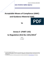 PART 145 Annex II To Decision 2015-029-R - (AMC-GM Part-145)