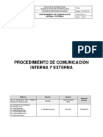 Procedimiento de Comunicacion en La Faest-16.de - Abril 2015-Final