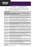 Resiliency Quiz