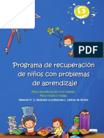 Programa de Recuperación en Problemas de Aprendizaje PDF