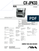 Aiwa Cx-jpk33 SM