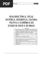 Realidade Étnica, Social, Histórica, Geográfica, Cultural, Política e Econômica Do Estado de Goiás e Do Brasil