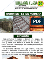 4.0 Durmientes de Madera