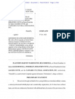 Washington Et Al. v. Sessions Et Al., 07-CV-05625 (S.D.N.Y.) - Complaint