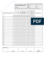 34) Lista de Chequeo Uso y Estado EPP