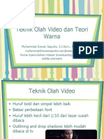 Pertemuan 10 Olah Video Dan Warna