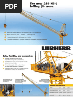 Liebherr 280 HC L Luffing Jib Crane