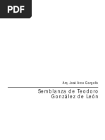 Semblanza de Teodoro González de León: Arq. José Arce Gargollo