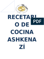 Recetas de Cocina Ashkenazí - Compilación 1