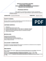 Programa Sintético - Ecuaciones Diferenciales - S3 PDF