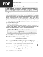 Section 1.5 Proofs in Predicate Logic: Xupx Xupx Xu Y Vpxy