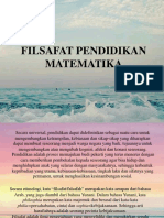 Filsafat Pendidikan Matematika 