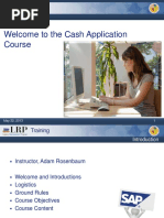 Welcome To The Cash Application Course: Training