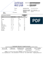 Hematology Report:: Lahore: 10 Jail Road, Main Gulberg - Karachi: Al Khaleej Plaza, Shaheed-e-Millat Road