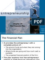 The Financial Plan: Hisrich Peters Shepherd