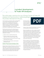 Mathcad Design Studies Trade-Off Analyses