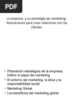 La Empresa y Su Estrategia de Marketing