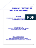 3.6 Guidelines For Electrical Design For SHP Plants Including Switchyard