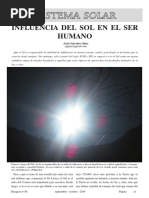 Influencia Del Sol en El Ser Humano