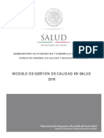 Modelo de Gestion de Calidad en Salud