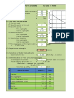 Concrete Mix Design