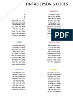 Código Id Tintas Epson 6 Cores: Preta