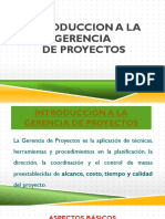 Introduccion A La Gerencia de Proyectos - CONSTRUCCION I