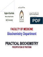 Proteins - Precipitation Reactions