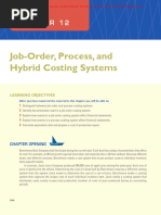 Chapter 12 - Job-Order-Process and Hybrid Costing Systems