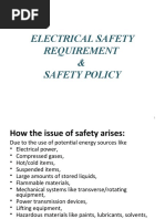 Electrical Safety Requirement and Safety Policy-Psti-13.01.10