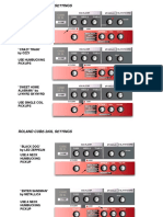 Cube-20xl Amp Settings