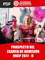 Prospecto Admisión UNCP 2017 - II