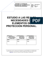 Estudio A Las Reales Necesidades de Epp