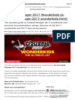 A Football Manager 2017 Wonderkids - HTML 3