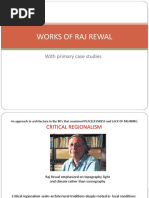 Works of Raj Rewal: With Primary Case Studies