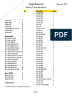 Lista de Scanners Compativeis Com Kodak Capture Pró