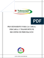 Proc. Carga Descarga y Transporte de Recortes de Perforación 