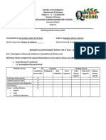 Research Accomplishment Report