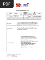 Project Requisition Format - Graduation Project - PEOPLE 3