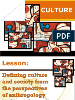 Elements and Aspects of Culture