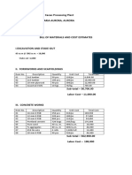 Bill of Materials and Cost Estimates