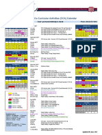 2017-18 Co-Curricular Activities (CCA) Calendar