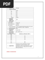 Hot Work Tool Steel: Colour Code Typical Analysis