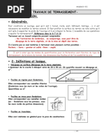 Terrassements - 2013 PDF