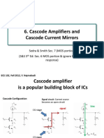 Cascode Amplifiers and Cascode Current Mirrors