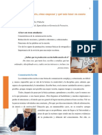 Redactar Un Texto, Cómo Empezar y Qué Más Tener en Cuenta PDF