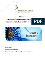 Attractiveness of Media Entertainment Industry 1