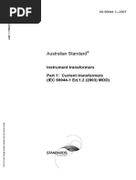 Australian Standard: Instrument Transformers Part 1: Current Transformers (IEC 60044-1 Ed.1.2 (2003) MOD)