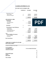 Atlas & Union Jute Press Co. LTD.: Chartered Accountants