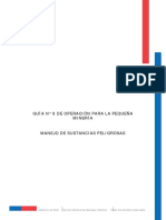 Guía N°7 de Operación para La Pequeña Minería - Manejo de Sustancias Peligrosas PDF